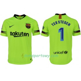 Koszulka FC Barcelona TER STEGEN 1 Wyjazdowe Koszulki Piłkarskie 2018-2019 Krótki Rękaw